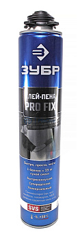 ЗУБР PRO FIX клей-пена монтажный, профессиональный, под пистолет, всесезонный, 750 мл. 