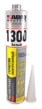 ABRO MASTERS UR-1300-WHT-RE герметик полиуретановый, белый, 310 мл	.
