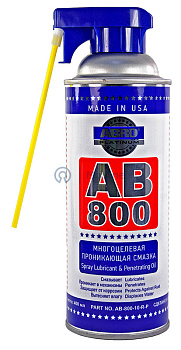 ABRO PLATINUM AB-800-10-R-P смазка-спрей универсальная с насадкой, 400 мл.