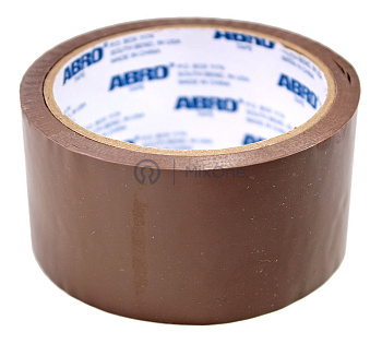 ABRO 2129A-48-50-T лента упаковочная коричневая, 48 мм, 46 м.