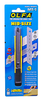 OLFA OL-MT-1 нож "AUTO LOCK" "Medium Tough Cutter" для работ средней тяжести, 12,5 мм.