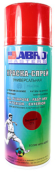 ABRO MASTERS краска-спрей, вишневая, 400 мл.