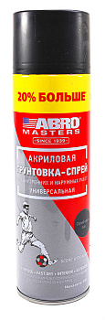 ABRO MASTERS SP-008-L-AM-REP грунтовка-спрей серая, +20%, 310 г.