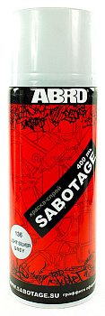 ABRO SPG-136 краска-спрей SABOTAGE 136, светло-серебристо-серый