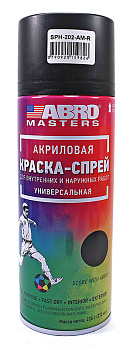 ABRO MASTERS SPH-202-AM-R краска-спрей высокотемпературная, черная, 226 г.