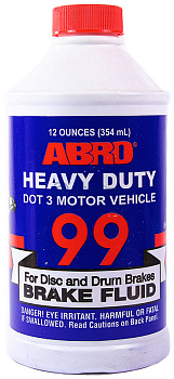 ABRO BF-99-P12A жидкость тормозная DOT3, 354 мл.