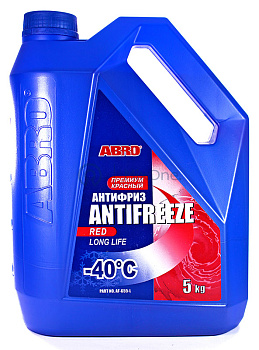 ABRO AF-655-L aнтифриз красный, 5 кг.