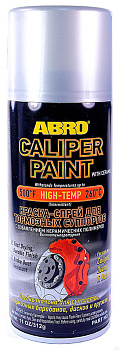 ABRO CP-555-SIL краска-спрей для тормозных суппортов, серебряная, 312 г.