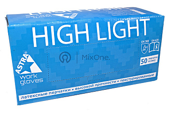 GWARD Astra High Light перчатки латексные неопудренные, 7/S