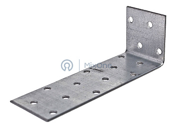 MIxOne. крепежный уголок анкерный, оцинкованный 40х120х40