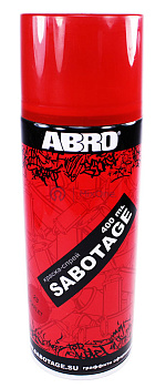 ABRO SPG-023 краска-спрей SABOTAGE 23, пунцовый
