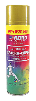 ABRO MASTERS SP-030-L-AM-RE краска-спрей золото 18К, +20%, 310 г.