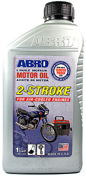 ABRO TS-250-QT масло моторное для двухтактных двигателей, 946 мл.