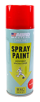 ABRO MASTERS SP-RAL-3020-RE краска-спрей акриловая, транспортный красный