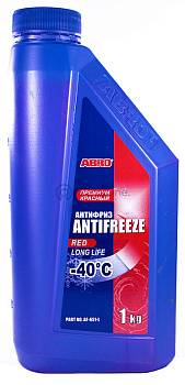 ABRO AF-651-L aнтифриз красный, 1 кг.