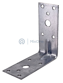 MIxOne. крепежный уголок оцинкованный 90х90х40