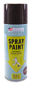 ABRO MASTERS SP-RAL-8017-RE краска-спрей акриловая, шоколадно-коричневый
