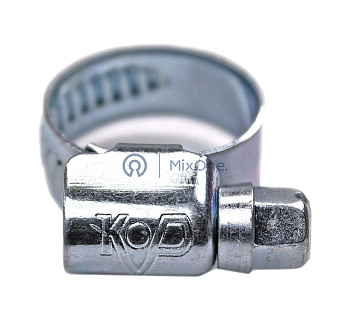 KVP 10-16/9 W1 хомут червячный, оцинкованная сталь