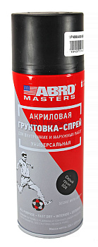 ABRO MASTERS SP-008-AM-REP-AUTO автомобильная грунтовка-спрей, серая, 226 г.