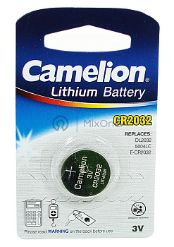 Camelion CR2032 литиевая батарейка, 1 шт.