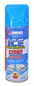 ABRO MASTERS WD-300-AM-R супер размораживатель для удаления снега и льда, 400 мл.