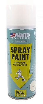 ABRO MASTERS SP-RAL-9010-RE краска-спрей акриловая, белый