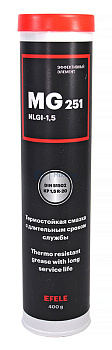 EFELE MG-251, термостойкая смазка на основе полимочевины, 400 г.