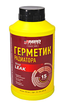 ABRO MASTERS SL-354-AM-RE жидкий герметик радиатора, 354 мл.