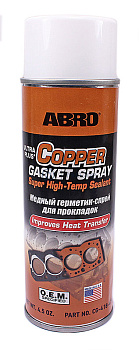 ABRO CG-418-4.5-R герметик-спрей медный для прокладок, 128 г.