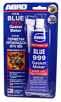 ABRO 910-AB-R герметик прокладок 999 OEM, синий, 85 г.