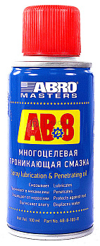 ABRO MASTERS AB-8-100-R смазка-спрей универсальная, 100 мл.
