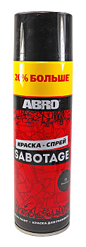 ABRO SPG-039-L-AM-RE краска-спрей SABOTAGE 39, черный, +20%