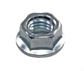 MixOne. гайка с фланцем М10, оцинкованная, DIN 6923