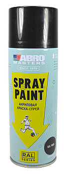ABRO MASTERS SP-RAL-9005-RE краска-спрей акриловая, глубокий черный, 226 г.