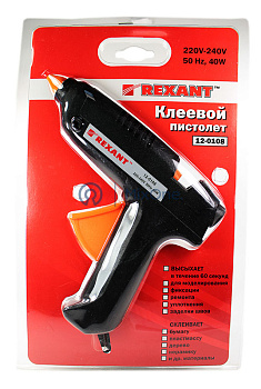 REXANT 12-0108 пистолет клеевой, 40 Вт.