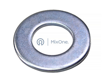 MixOne. шайба плоская М8, оцинкованная, ГОСТ 11371, DIN 125