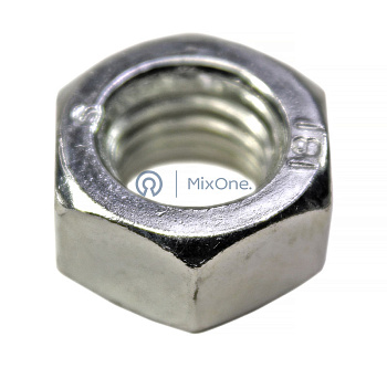 MixOne. гайка М12, шестигранная со стандартной метрической резьбой DIN 934, оцинкованная