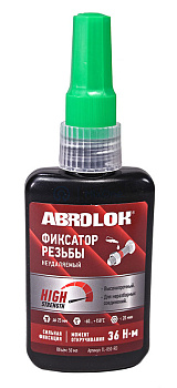 ABRO MASTERS TL-050-RD фиксатор резьбы красный, неудаляемый, 50 мл.