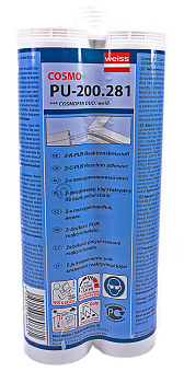 Cosmofen DUO полиуретановый клей, двухкомпонентный, белый, 900 г.