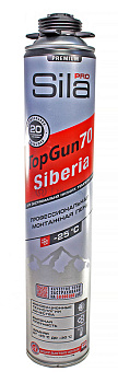 Sila Pro TopGun 70 SIBERIA, зимняя профессиональная монтажная пена, 890 мл.