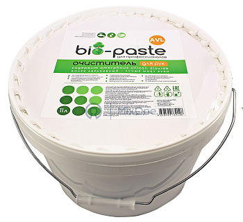 AVL bio-paste amorphous silicon dioxide паста для мытья рук, древесная мука + диоксид кремния, 11 л.