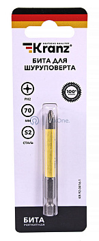 KRANZ бита для шуруповерта PH2х70 мм (1 шт./уп.)