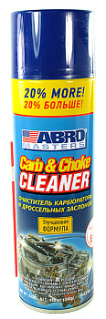 ABRO MASTERS CC-110 oчиститель карбюратора +20%, 340 г.