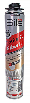 Sila Pro TopGun 70, профессиональная монтажная пена, 880 мл.