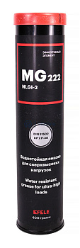 EFELE MG-222, водостойкая смазка для сверхвысоких нагрузок, 400 г.