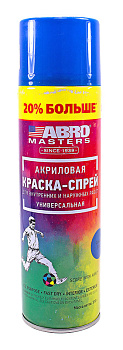 ABRO MASTERS SP-035-L-AM-RE краска-спрей синяя, +20%, 310 г. 