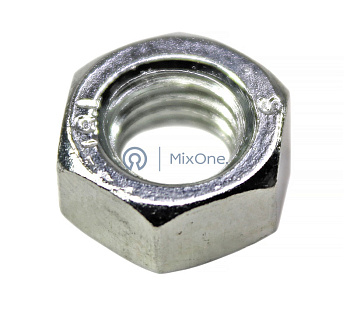 MixOne. гайка М8, шестигранная со стандартной метрической резьбой DIN 934, оцинкованная