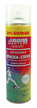 ABRO MASTERS SP-031-L-AM-RE краска-спрей лак, +20%, 310 г.