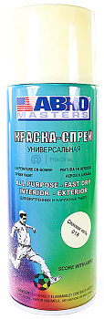 ABRO MASTERS краска-спрей, слоновая кость, 400 мл.