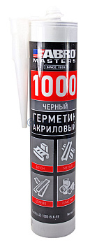 ABRO MASTERS AS-1000-BLK-RE герметик акриловый, черный, 310 мл.
